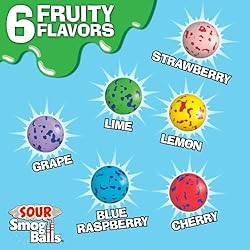 TOXIC WASTE - Sour Smog Balls - Crunchy & Chewy