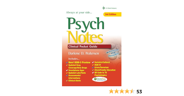 Psychnotes Clinical Pocket Guide 3rd Edition 9780803627710 Medicine Health Science Books 