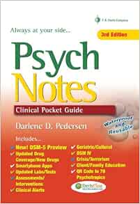 Psychnotes Clinical Pocket Guide 3rd Edition 9780803627710 Medicine Health Science Books 