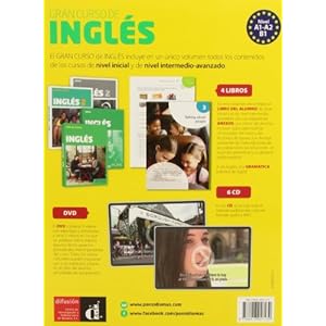 Gran Curso Pons Ingles (A1-A2-B1) 4 libros + 6 CD (Spanish Edition)