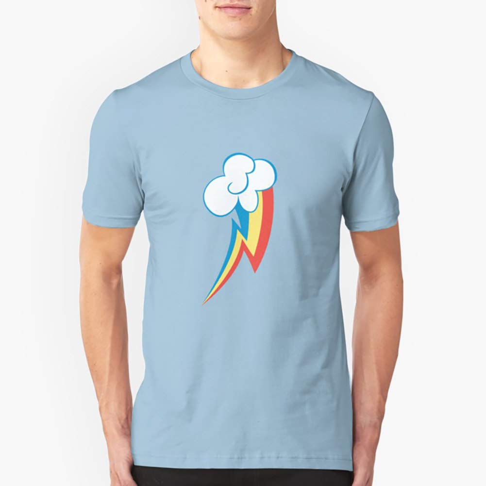 Rainbow Dash Cutie Mark (Medium icon) My Little Pony Friendship is Magic Slim Fit TShirtT shirt Hoodie for Men, Women Unisex Full Size.