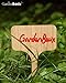 60 Bamboo Garden Plant Labels Herbs Gardening Planter Markers Plant Sign Tags 60pcs 2.4 inch Wide 4 inch Tall for Indoor Plants Flowers Succulents