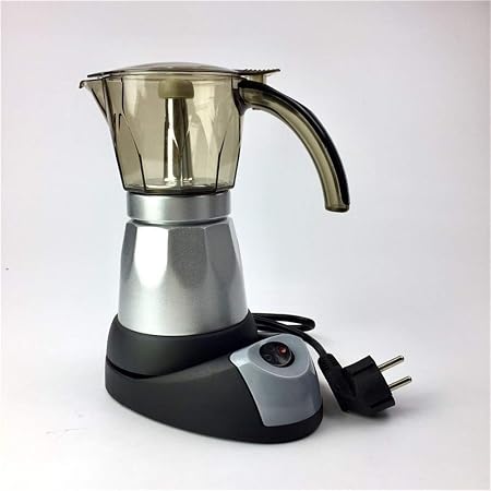 Red Zerodis Cafetera Moka eléctrica，Máquina de café con Base eléctrica，6  Tazas Café y té Hogar y cocina