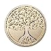 Yoption Tree of Life Wax Seal Stamp, Vintage Brass Head Wooden Handle Sealing Stamp for Embellishment of Cards Envelopes, Invitations, Ideal Gifts