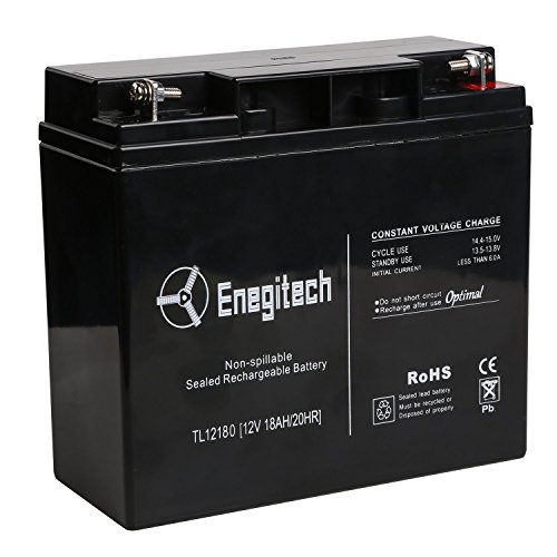 Enegitech 12 V 18 Ah 20HR Sealed Lead Acid Rechargeable ...