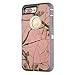 iPhone 8 Plus Case,iPhone 7 Plus Case,JOBSS [CAMO SERIES] [Heavy Duty] Hybrid Impact Defender Rugged Full Body Shockproof Hard Cover Shell Built-in Screen Protector [Forest Raspberry Pink]