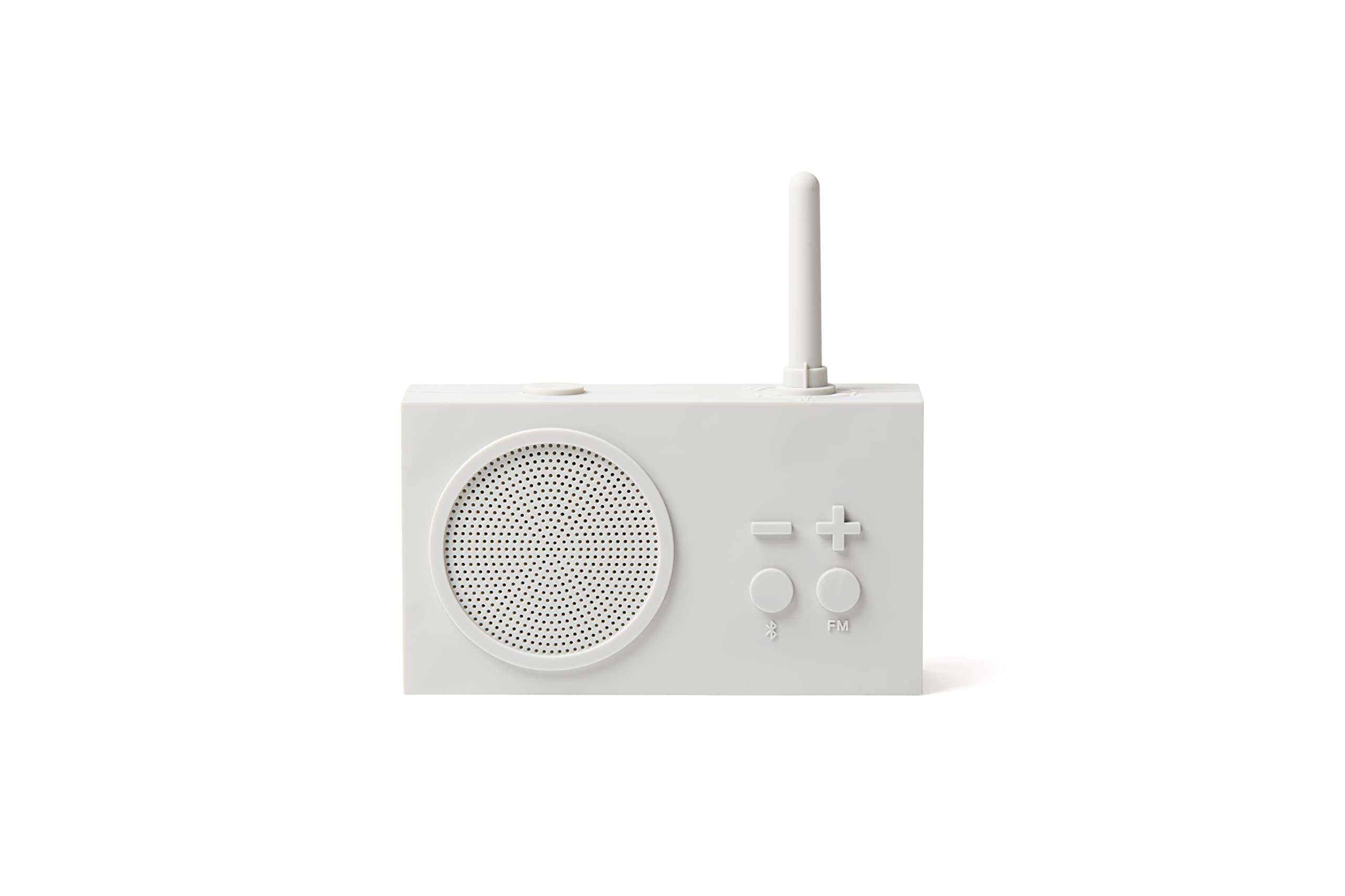 Lexon TYKHO 3 Wireless Bluetooth Speaker and FM Radio, Splashproof and rechargeable - Matte White