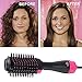 Hair Dryer Brush, ALWOA One Step Hair Dryer & Volumizer, 3-in-1 negative ion Straightening Brush Salon and Curly Hair Comb Reduce Frizz and Static 