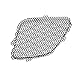 CarPartsDepot, Front Bumper Upper Grill Grille Inner Black Coated Metal Net Left (Driver Side) Replacement, 400-371465-01 GM1200539 22699329