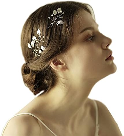 Topashe Women's Vintage Twig Leaf Wedding Hair Side Comb Bridal Prom Hairpins