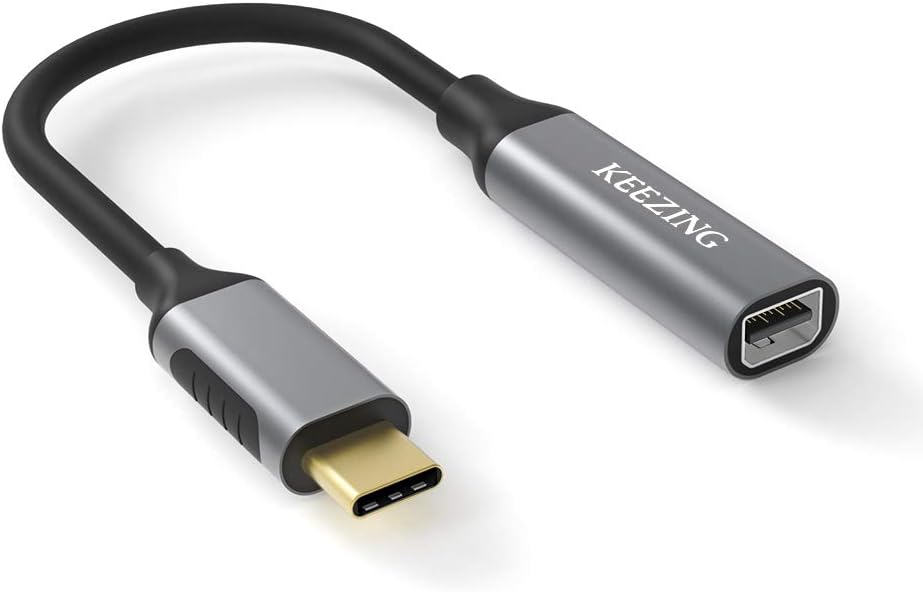 Amazon USB C Mini Displayport、KEEZING Type C (Thunderbolt 3