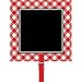 Amscan Picnic Party Chalkboard Clips - 3' x 3', Red Gingham, 8 Pcs