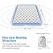 Etekcity Camping Air Mattress Inflatable Single High Airbed Blow up Bed Tent Mattress with Rechargeable Air Pump, Height 9″, Queen Sizethumb 2
