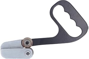 WISOQU Metal Sheet Hand Pull Cutter, Thin Metal Plate and Plastic Cardboard Rolling Cutter Effortless Metal Nibbler - No Need Scissors Just Pull