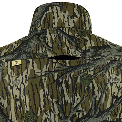 Mossy Oak Men's Camo Sherpa 2.0 Fleece Lined Hunting Jacket in Multiple Patterns - Thumbnail 2