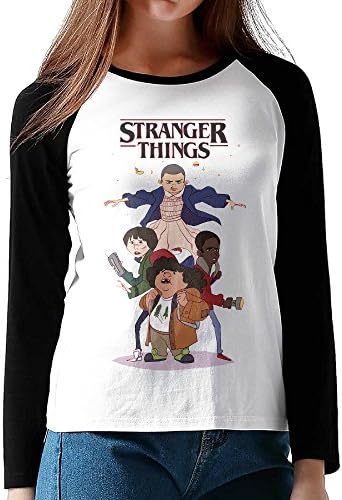 MEGGE Stranger Things Female Bottoming Shirt Black M