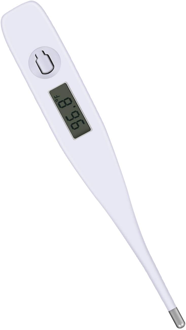Digital Medical Thermometer - 2020 New Version Accurate Fast Read Thermometer and Fever Indicator, Oral Rectal Thermometer with Waterproof Tip