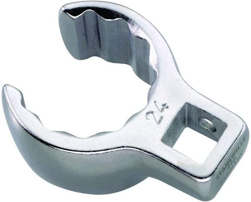 Stahlwille 03190050 440 Chrome Alloy Steel Crow-Ring Spanners, 1/2 inch Drive, 50 mm Size, 83.2 mm Length