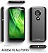 Moto G6 Play Case,Moto G6 Forge case, Poetic Karbon Shield [Shock Absorbing] Slim Fit TPU Case with [Carbon Fiber Texture] for Moto G6 Play/Moto G6 Forge Black