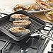 Calphalon Contemporary Hard-Anodized Aluminum Nonstick Cookware, Square Grill Pan, 11-inch, Black