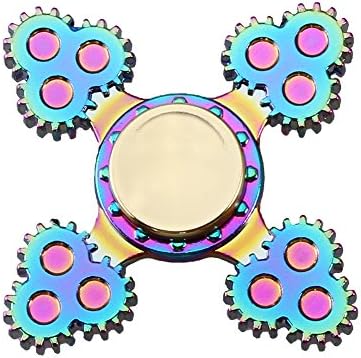 FINGER SPINNER 4 Sides Gear Style Fidget Spinners Toy Relieve Stress High Speed Focus Toy for Killing Time