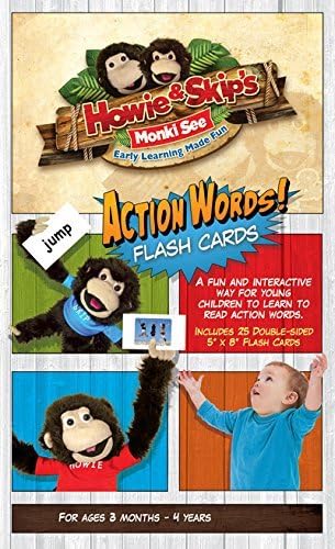 MonkiSee Action Words Flash Cards
