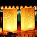 Luminary Candle Bags by Wishlantern (Star Design) - Fire Retardant - Reusable - 5 Pack