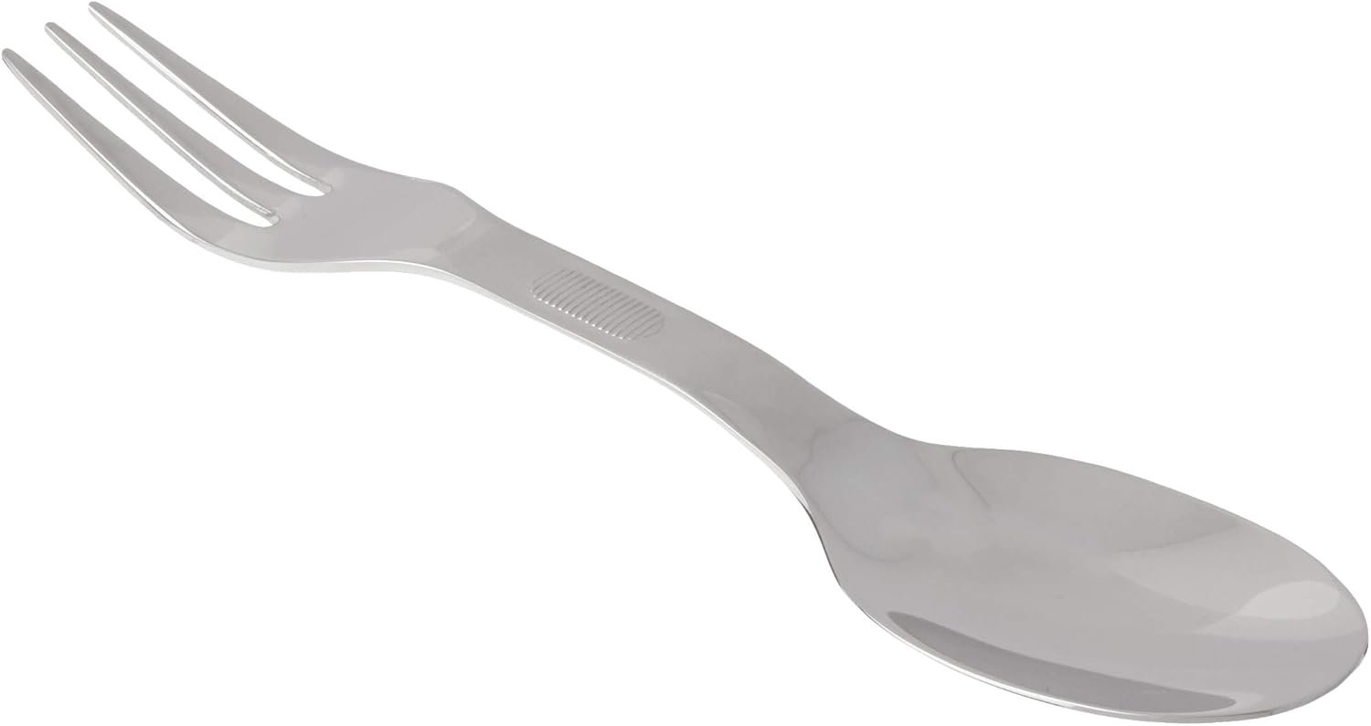 Mercer Culinary M33920 Tasting Spoon and Fork, Silver, 18-8 Steel, 6-5/8"