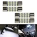 iJDMTOY Xenon White 12-SMD 578 579 572 211-2 212-2 214-2 Replacement Bulbs Compatible With Car Interior Map Dome Cargo Area Lights