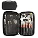 Professional Cosmetic Case Makeup Brush Organizer Makeup Artist Case with Belt Strap Holder Multi functional Cosmetic Bag Makeup Handbag for Travel & Home Gift (Black) primary