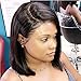 YAYAKU 13x6 Short Bob Lace Front Human Hair Wigs Pre Plucked,Brazilian Deep Part Human Hair Bob Wigs with Baby Hair for Women,10 inch