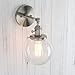 PERMO Vintage Industrial Wall Sconce Lighting Fixture with Mini 5.9