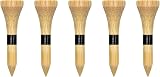 Zivisk Bamboo Golf Tees 38mm 100 Count 1-1/2 inch Natural Color