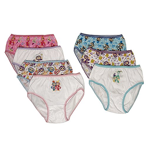 Handcraft Big Girls  7-Pack Underwear Panty, Multi, 8