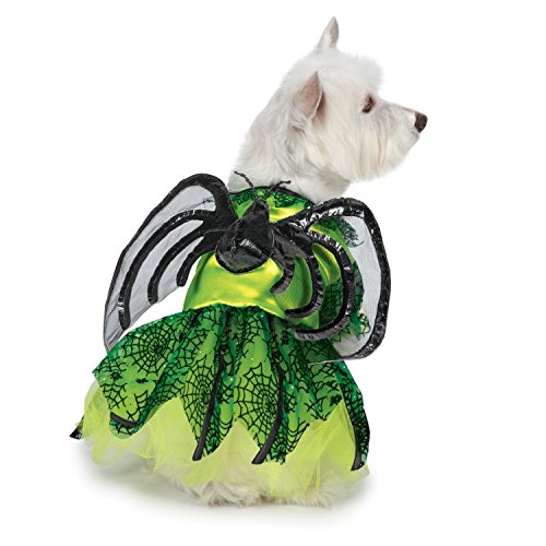 Zack & Zoey Spider Princess Costume for Dogs, 8" X-Small