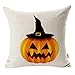 YOYOU Halloween Scheme Decorative Pillowcase 18x18 Throw Pillow Cover (AA1)