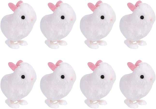Amazon Ledmomo ぜんまいおもちゃ うさぎ 歩く ぬいぐるみ かわいい 面白い 子供のプレゼント イースターおもちゃ 白 8pcs ぬいぐるみ おもちゃ Amazon Ledmomo ぜんまいおもちゃ うさぎ 歩く ぬいぐるみ かわいい 面白い 子供のプレゼント イースターおもちゃ 白 8pcs ぬいぐるみ おもちゃ