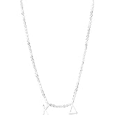 Kappa Delta Necklace — KD Greek Letters Necklace, Silver Plated Sorority Gifts Necklace, Long-Lasting Kappa Delta Gifts for Women