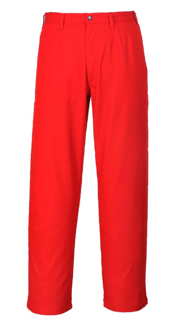 Portwest Bizweld Trousers, Size: XL, Colour: Red Tall, BZ30RETXL