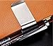 2 PCS Traveler Notebook Leather Pen Holder Pencil Pen Loop Steel Clip (Black)