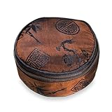 Travel Jewelry Case - Silk Jacquard (Rustic Copper)