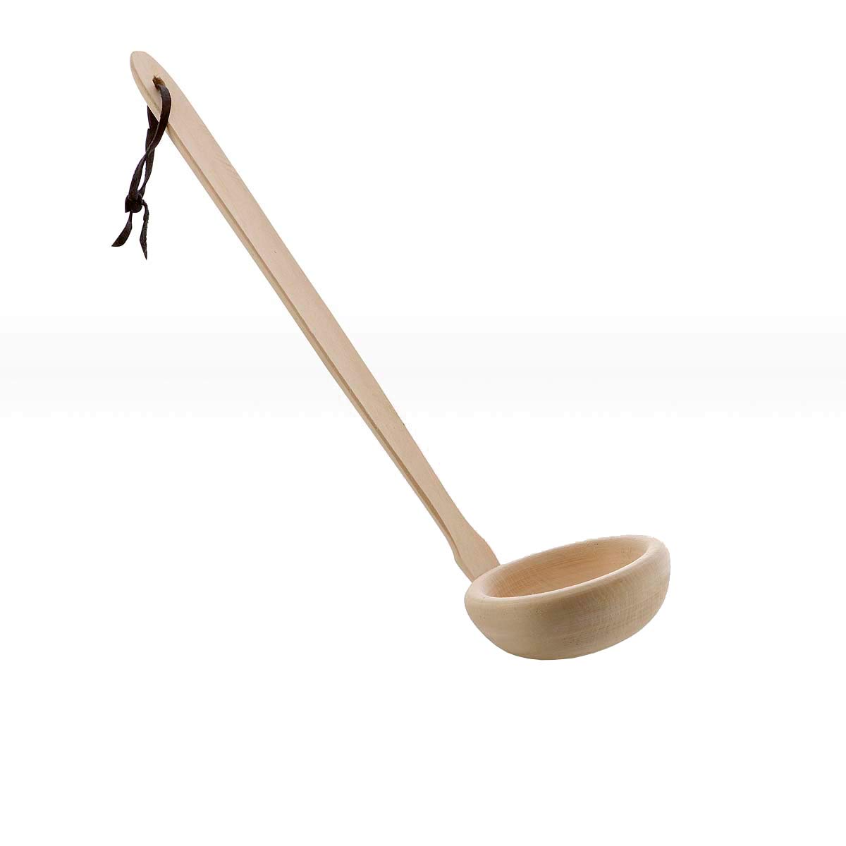 eliga Ladle Wood Angled Length Approx. 40 cm