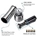 Electric Salt and Pepper Grinder Shakers, CANPER Battery Operated Stainless Steel Pepper Mills （1 Pack）