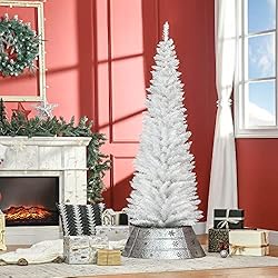 HOMCOM 6' Artificial Pencil Christmas Tree, Slim