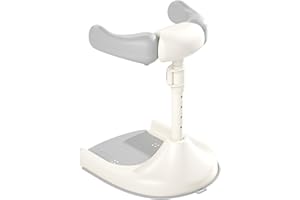 Adjustable Infant Shower Stand Baby Standing for Toddler 6 Months & Up Foldable Infant Stand Adjustable Baby Bath Stand