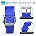 MoKo Band Compatible with Samsung Galaxy Watch 3 41mm/Gear S2 Classic/Galaxy Watch 42mm/Galaxy Watch Active/Active 2/Vivoactive 3/Huawei Watch GT 2 42mm, 20MM Soft Silicone Watch Strap, Royal Blue