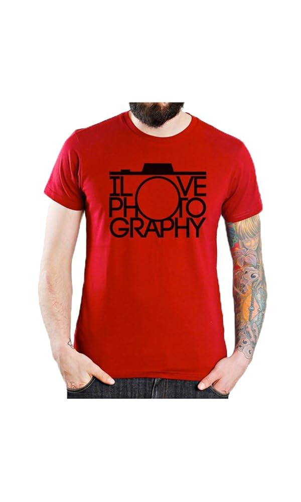 Photography Ordinal | Amazon.com T-shirt I Love Photography