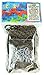 Rainbow Loom Twistz Bandz Latex Free Rubber Band Refill + C-clips - Black