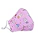 ZWZCYZ Kid's Dust Mouth Mask, Cartoon PM2.5 Anti Dust Pollution Mask with Adjustable Straps Cotton Mouth Mask Children's Guaze Mask Dustproof Face Mask with N95 Filters Pack of 3