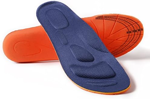 TISIKOU Shoe Insoles, Orthotic Insoles, Memory Foam Insoles Providing Excellent Shock Absorption and Cushioning, Best Insoles for Men and Women for Everyday Use (Size L: US Men 8-12 or Women 10-15)
